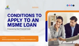 Apply To An MSME Loan