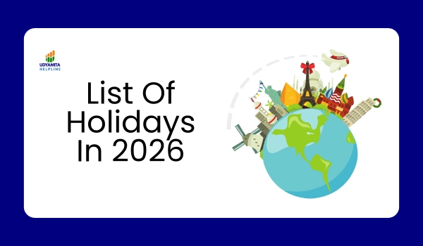 Holidays In 2026