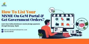 List Your MSME On GeM Portal